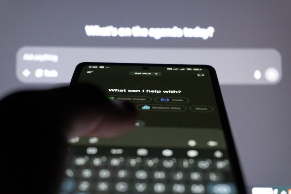 AI chatbot on smartphone — how Gemini and ChatGPT are reshaping legal client discovery